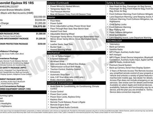 Used 2024 Chevrolet Equinox RS w/ RS Leather Package AWD/4WD image 12