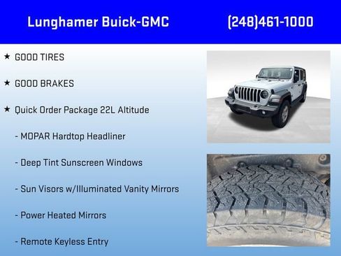 Used 2022 Jeep Wrangler Unlimited Sport AWD/4WD image 6