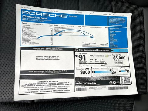 New 2025 Porsche Macan Turbo Electric image 14