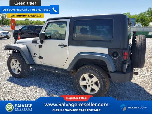 Used 2007 Jeep Wrangler X AWD/4WD image 3