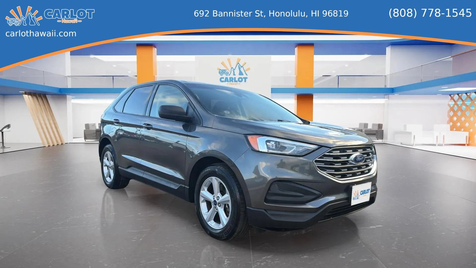 Used 2021 Ford Edge Titanium w/ Cargo Accessory Package FWD image 6