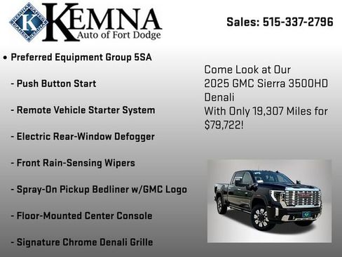 Used 2025 GMC Sierra 3500 Denali w/ Denali Reserve Package image 13