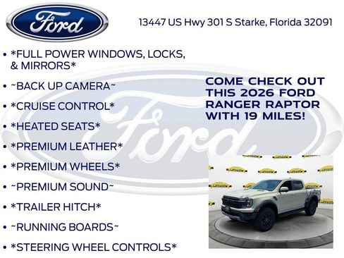 New 2026 Ford Ranger Raptor AWD/4WD image 10