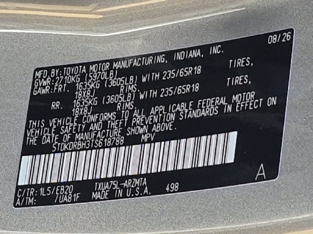 Certified 2026 Toyota Highlander XLE AWD/4WD image 37