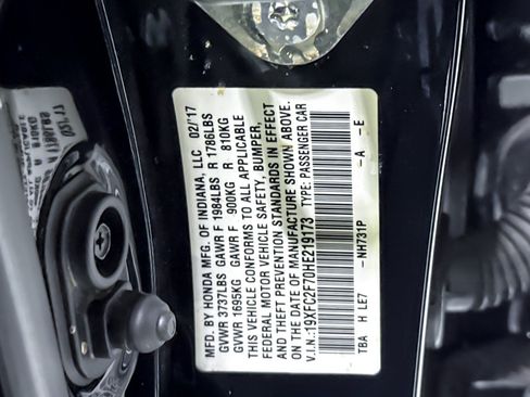 Used 2017 Honda Civic EX image 26