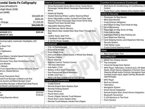 Used 2023 Hyundai Santa Fe Calligraphy w/ Cargo Package FWD image 5