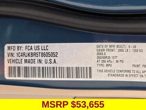 New 2026 Jeep Grand Cherokee L Limited w/ Trailer Tow Package AWD/4WD image 43