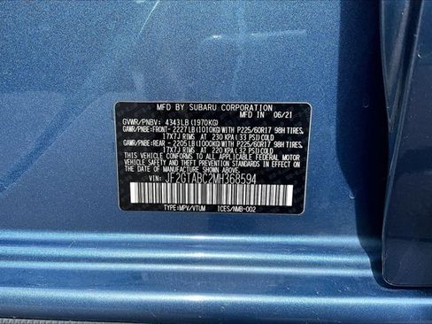 Used 2021 Subaru Crosstrek 2.5i Sport w/ Moonroof Package AWD/4WD image 18