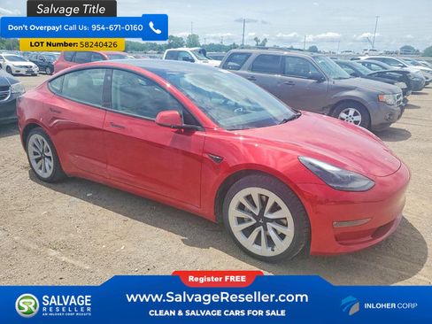 Used 2022 Tesla Model 3 Long Range AWD/4WD image 5