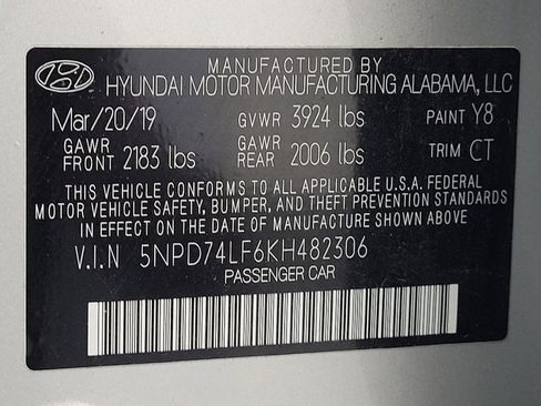 Used 2019 Hyundai Elantra SE w/ Cargo Package FWD image 33
