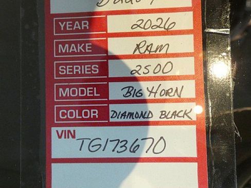 New 2026 RAM 2500 Big Horn image 36