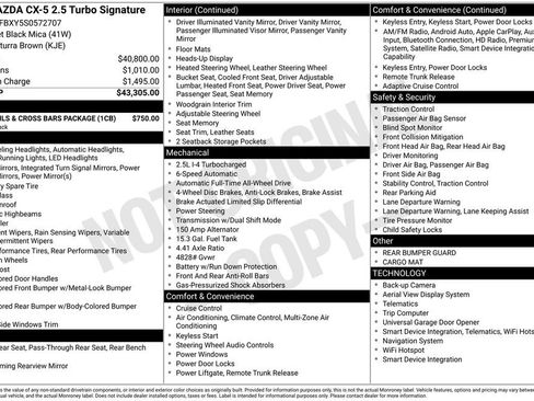 Certified 2025 MAZDA CX-5 Signature image 38