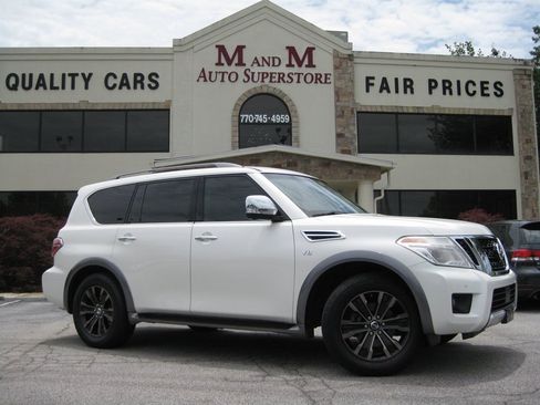 Used 2017 Nissan Armada Platinum w/ Captain Seat Package AWD/4WD image 1