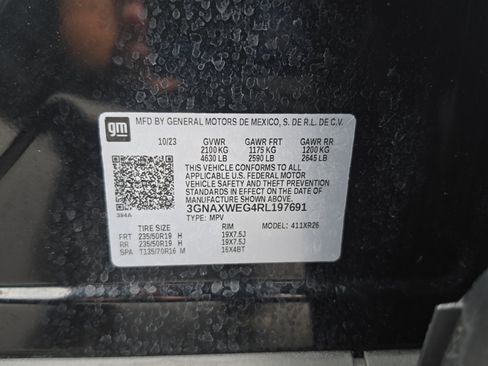 Used 2024 Chevrolet Equinox RS w/ RS Leather Package AWD/4WD image 34