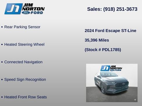 Used 2024 Ford Escape ST-Line w/ Tech Pack #1 FWD image 15