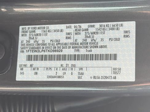 New 2026 Ford F150 STX w/ Equipment Group 200A AWD/4WD image 30