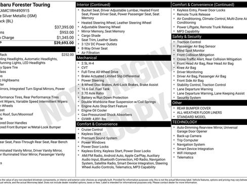 Certified 2024 Subaru Forester Touring image 22