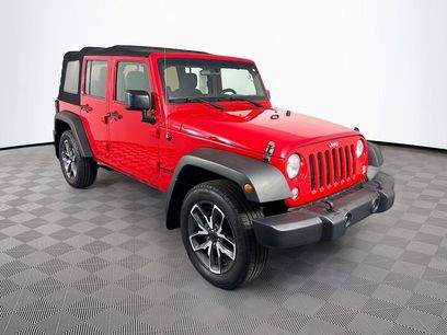 Used 2017 Jeep Wrangler Unlimited Sport w/ Mopar Black Appearance Group