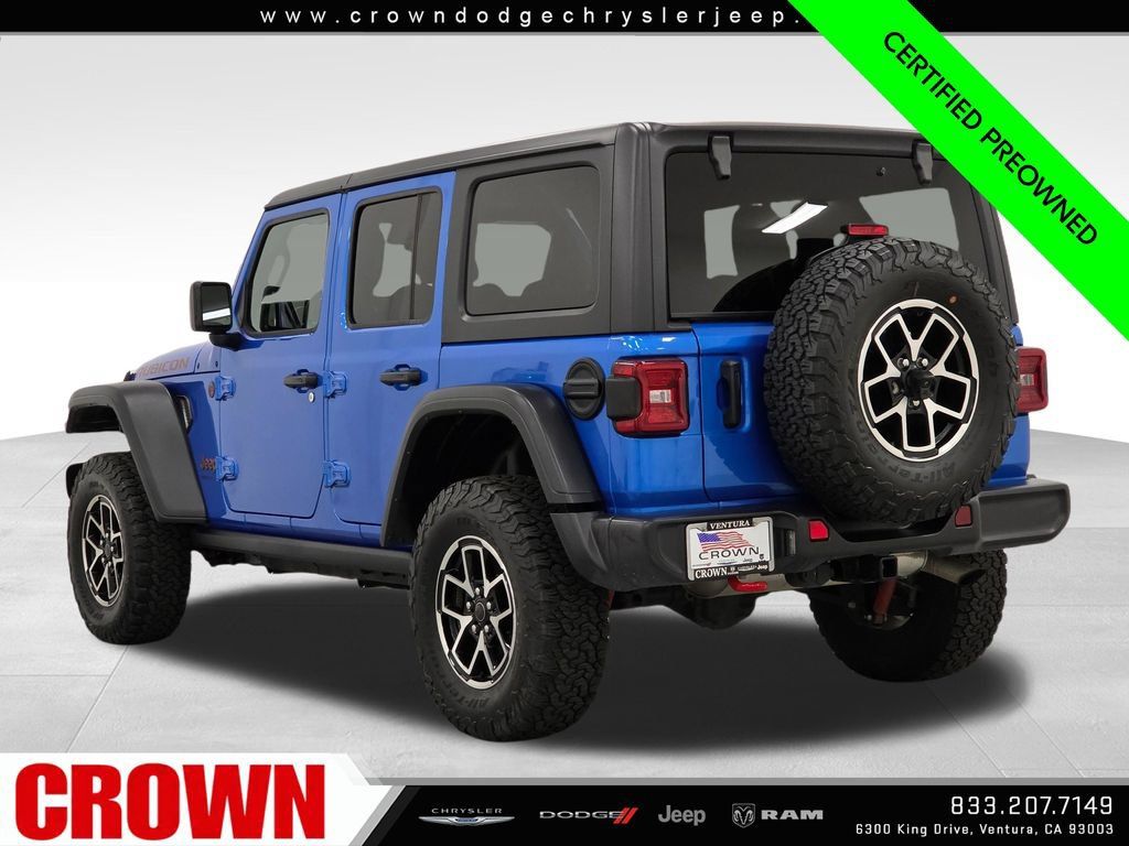 Certified 2025 Jeep Wrangler Unlimited Rubicon AWD/4WD image 5