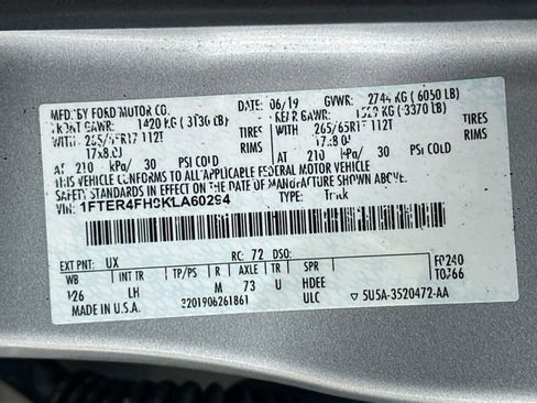 Used 2019 Ford Ranger XLT w/ Equipment Group 302A Luxury image 28