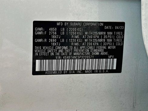 Certified 2023 Subaru Outback Limited AWD/4WD image 31