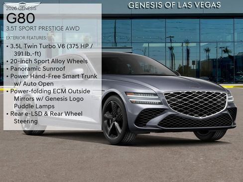 New 2026 Genesis G80 3.5T Sport Prestige image 3