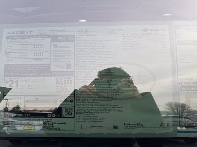 New 2026 Subaru Ascent Bronze Edition AWD/4WD image 35