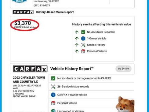 Used 2002 Chrysler Town & Country LX image 17