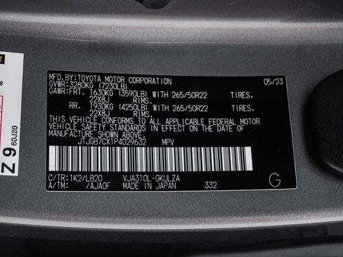 Used 2023 Lexus LX 600 4WD w/ Appearance Package image 33