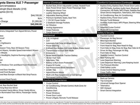 Used 2023 Toyota Sienna XLE image 36