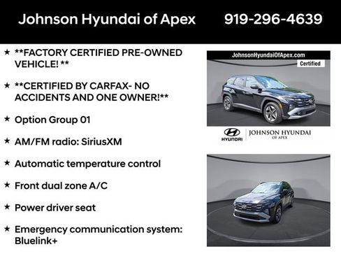 Certified 2025 Hyundai Tucson SEL FWD image 6