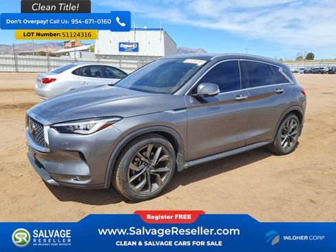 Used 2019 INFINITI QX50 Essential w/ Sensory Package image 1