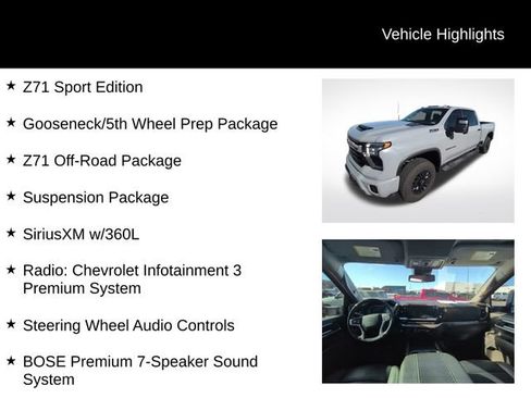 Used 2024 Chevrolet Silverado 2500 LTZ w/ LTZ Plus Package AWD/4WD image 15