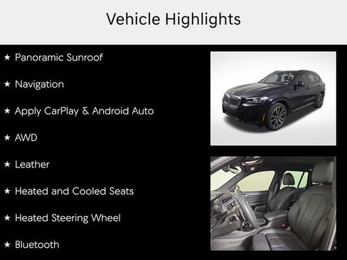 Used 2022 BMW X3 xDrive30i w/ M Sport Package 2 AWD/4WD image 7