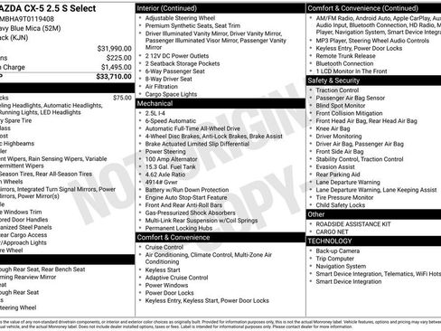 New 2026 MAZDA CX-5 Select image 7