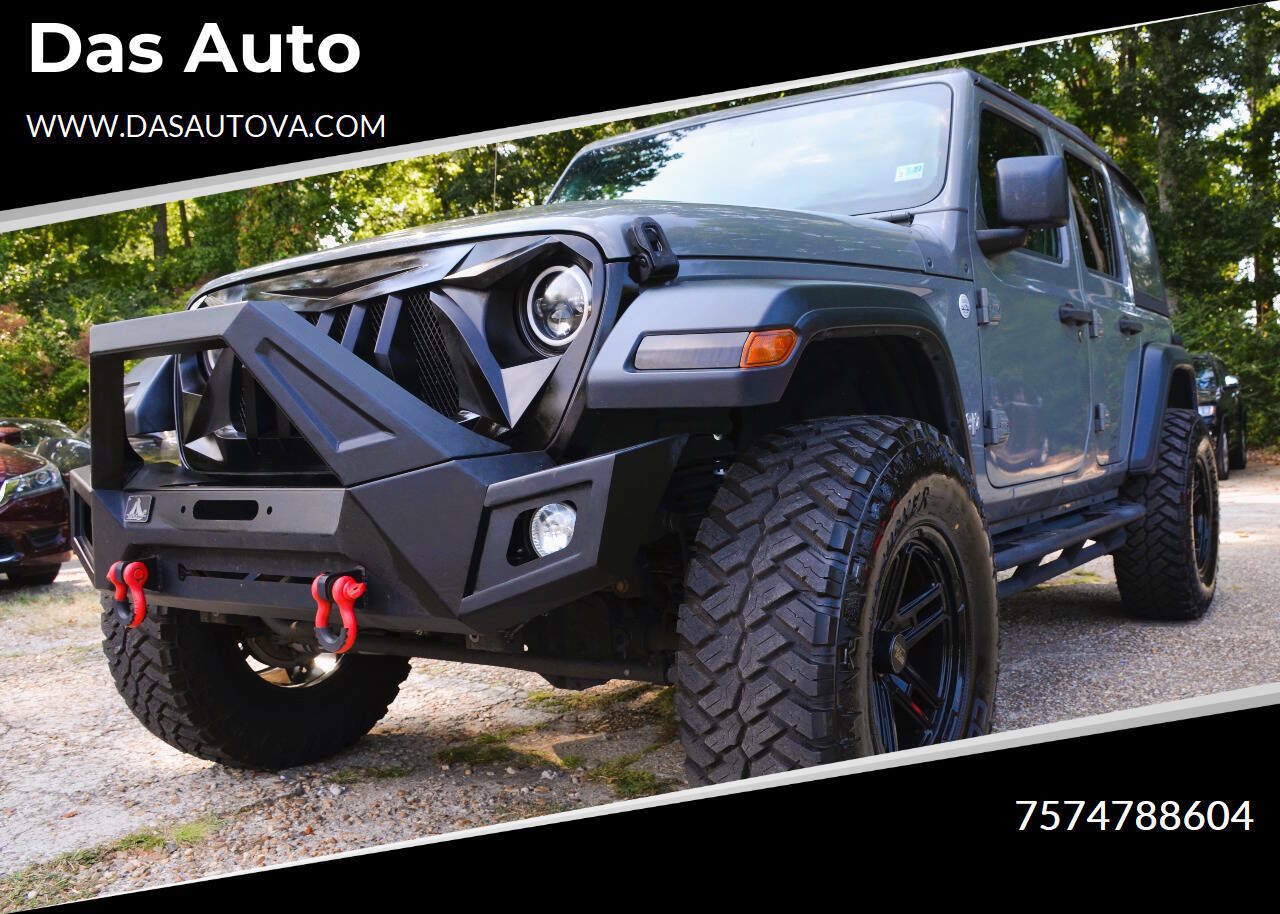 Used 2018 Jeep Wrangler Unlimited Sport S AWD/4WD image 1