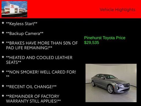 Used 2023 Cadillac CT4 Premium Luxury w/ Technology Package image 19