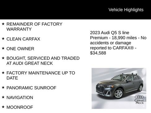 Used 2023 Audi Q5 2.0T Premium w/ Convenience Package image 9