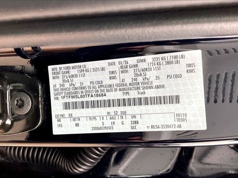 New 2026 Ford F150 Lariat w/ Equipment Group 501A Mid image 20