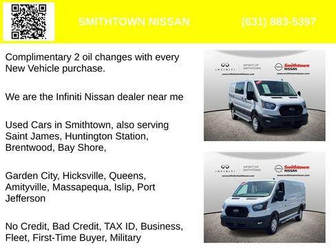 Used 2025 Ford Transit 250 Low Roof w/ Exterior Upgrade Package RWD image 2