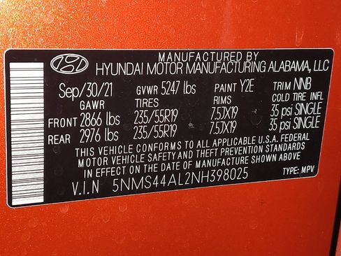 Used 2022 Hyundai Santa Fe Limited FWD image 33