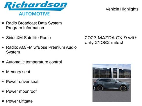 Used 2023 MAZDA CX-9 Carbon Edition AWD/4WD image 11