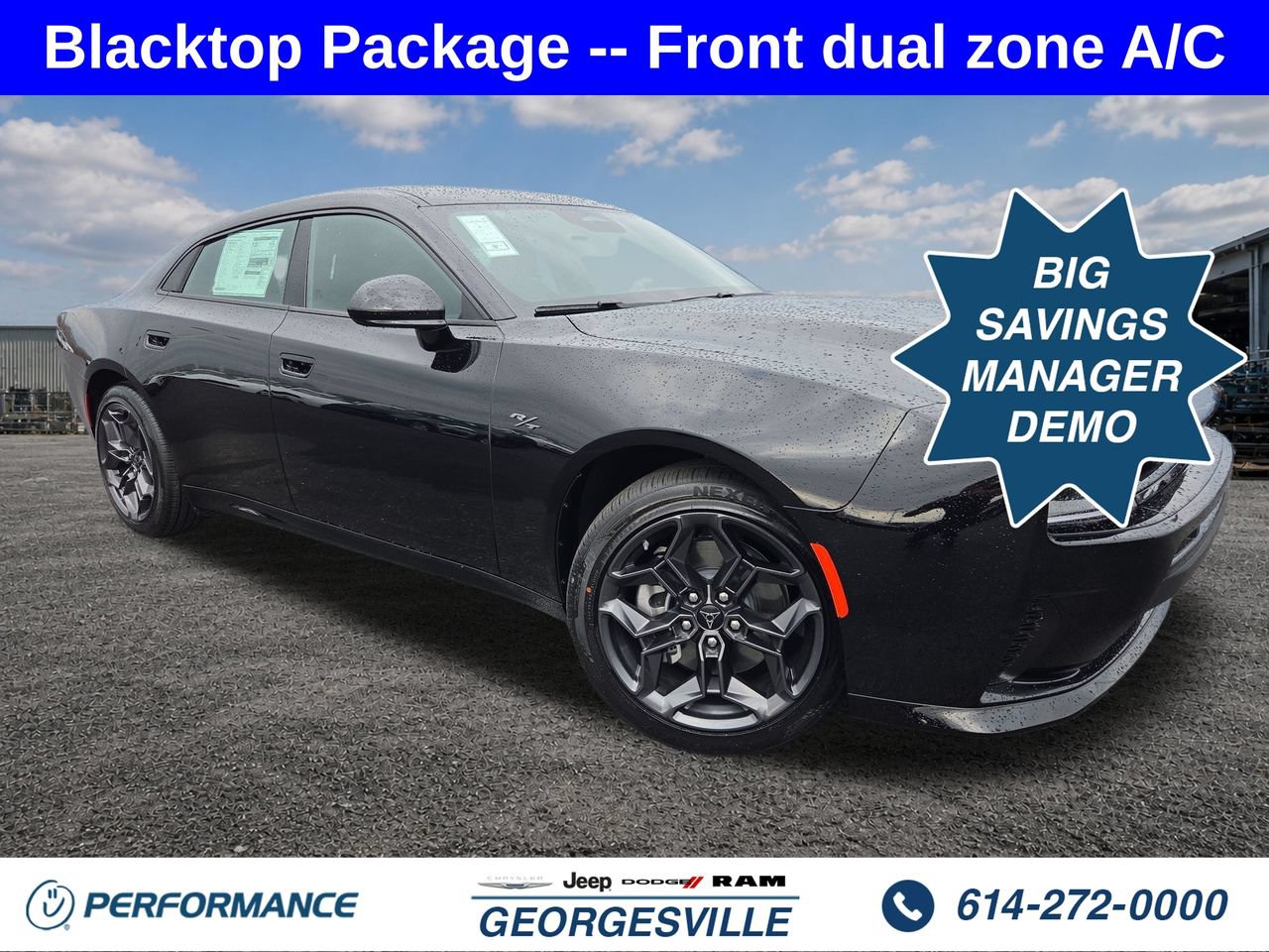 New 2026 Dodge Charger R/T w/ Blacktop Package AWD/4WD image 1