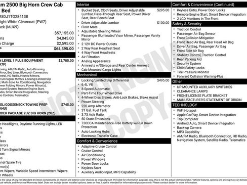 New 2026 RAM 2500 Big Horn AWD/4WD image 30