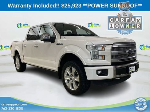 Used 2015 Ford F150 Platinum w/ Equipment Group 701A Luxury AWD/4WD image 1