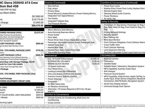 Used 2023 GMC Sierra 3500 AT4 w/ AT4 Preferred Package AWD/4WD image 26