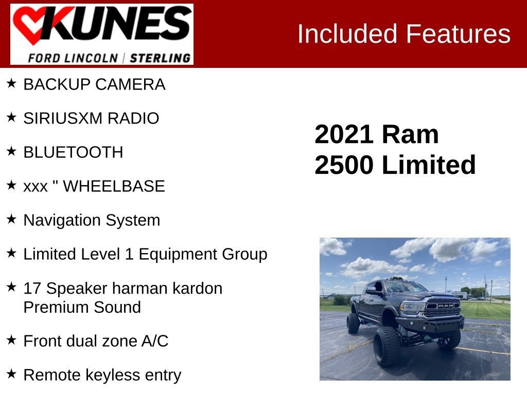 Used 2021 RAM 2500 Limited AWD/4WD image 3
