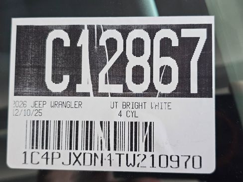 New 2026 Jeep Wrangler Sport S image 11