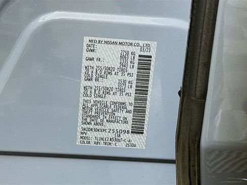 Used 2023 Nissan Pathfinder Platinum AWD/4WD image 35