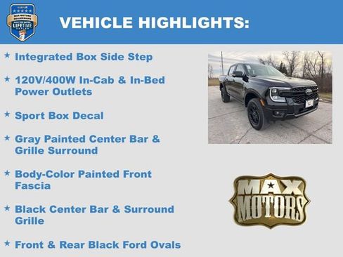 New 2025 Ford Ranger Lariat w/ FX4 Off-Road Package image 26